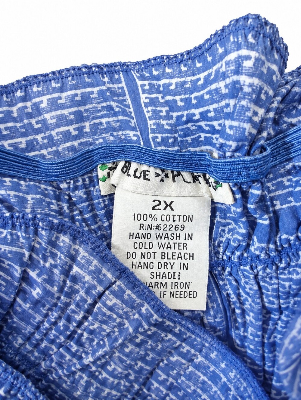 Blue Plate Paisley Bandana Smocked Waist Babydoll Dress - Picture 4 of 4